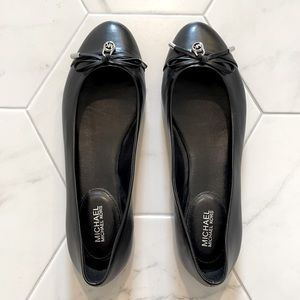 NEVER WORN Michael Kors 7 1/2 Melody Black Ballet Flats
